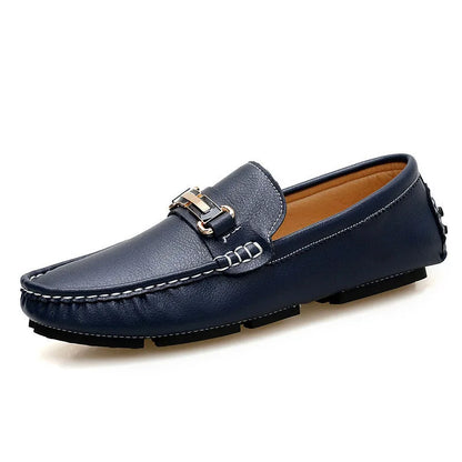 Loafers aus echtem Leder