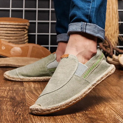 Elegante Espadrilles aus Leinen