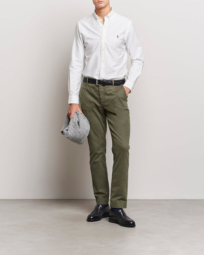 2-Pack Slim Fit Shirt Oxford White/Stripes Blue