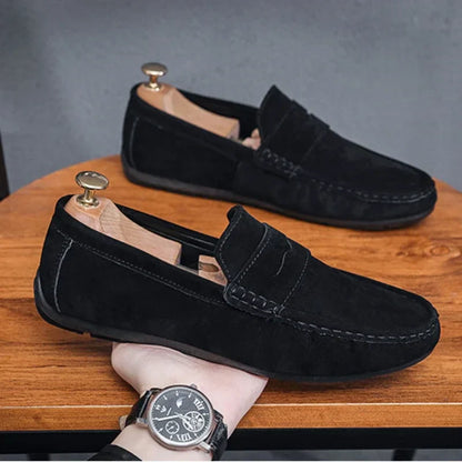 Leichte Herren Loafers aus Wildleder