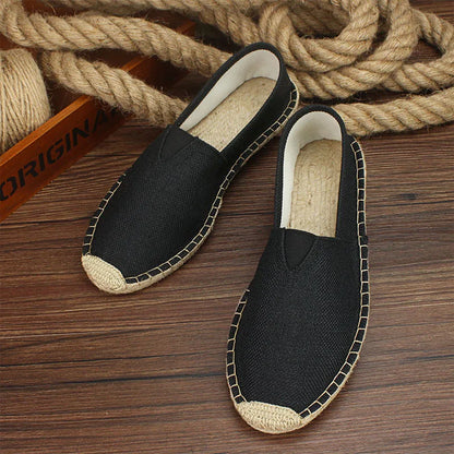 Lässige Espadrilles aus Segeltuch