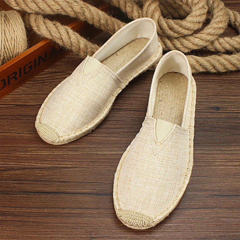 Lässige Espadrilles aus Segeltuch