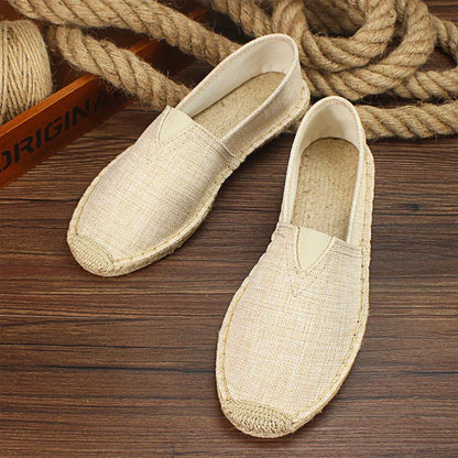 Lässige Espadrilles aus Segeltuch