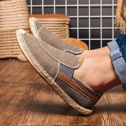 Elegante Espadrilles aus Leinen