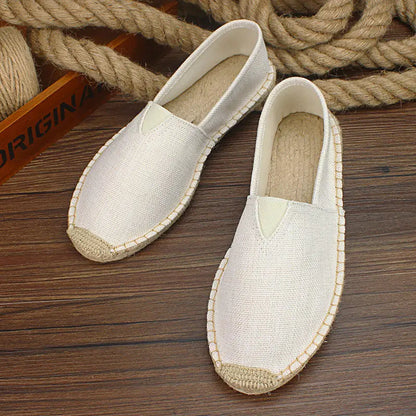 Lässige Espadrilles aus Segeltuch