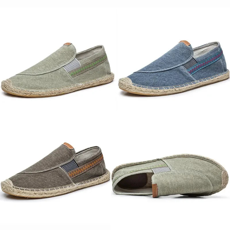 Elegante Espadrilles aus Leinen