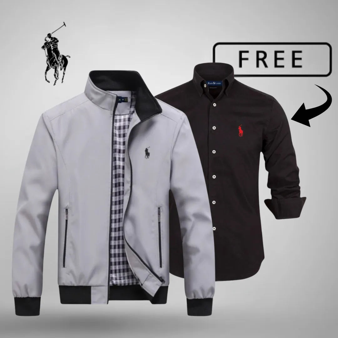 Casual Zip-Up Bomber™ Premium + FREE Jumper or Shirt (Your Choice)