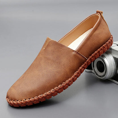 Santorini Leder-Slipper