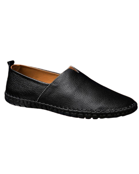 Handgenähte Loafers aus Leder