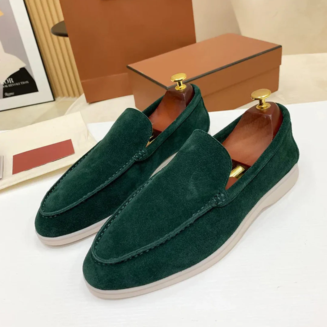 Klassische Wildleder-Loafer