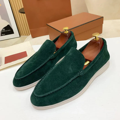 Klassische Wildleder-Loafer