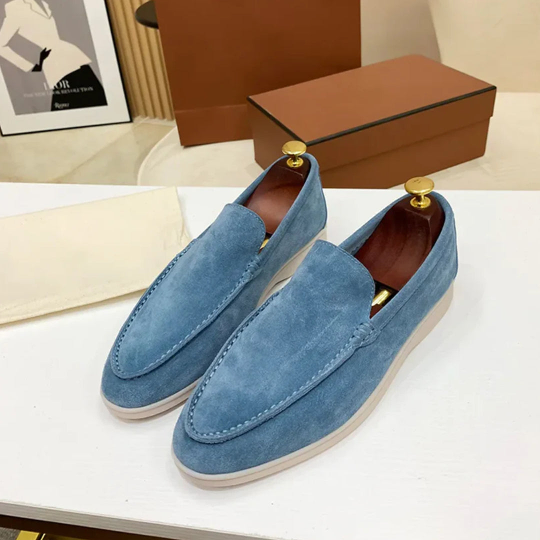 Klassische Wildleder-Loafer