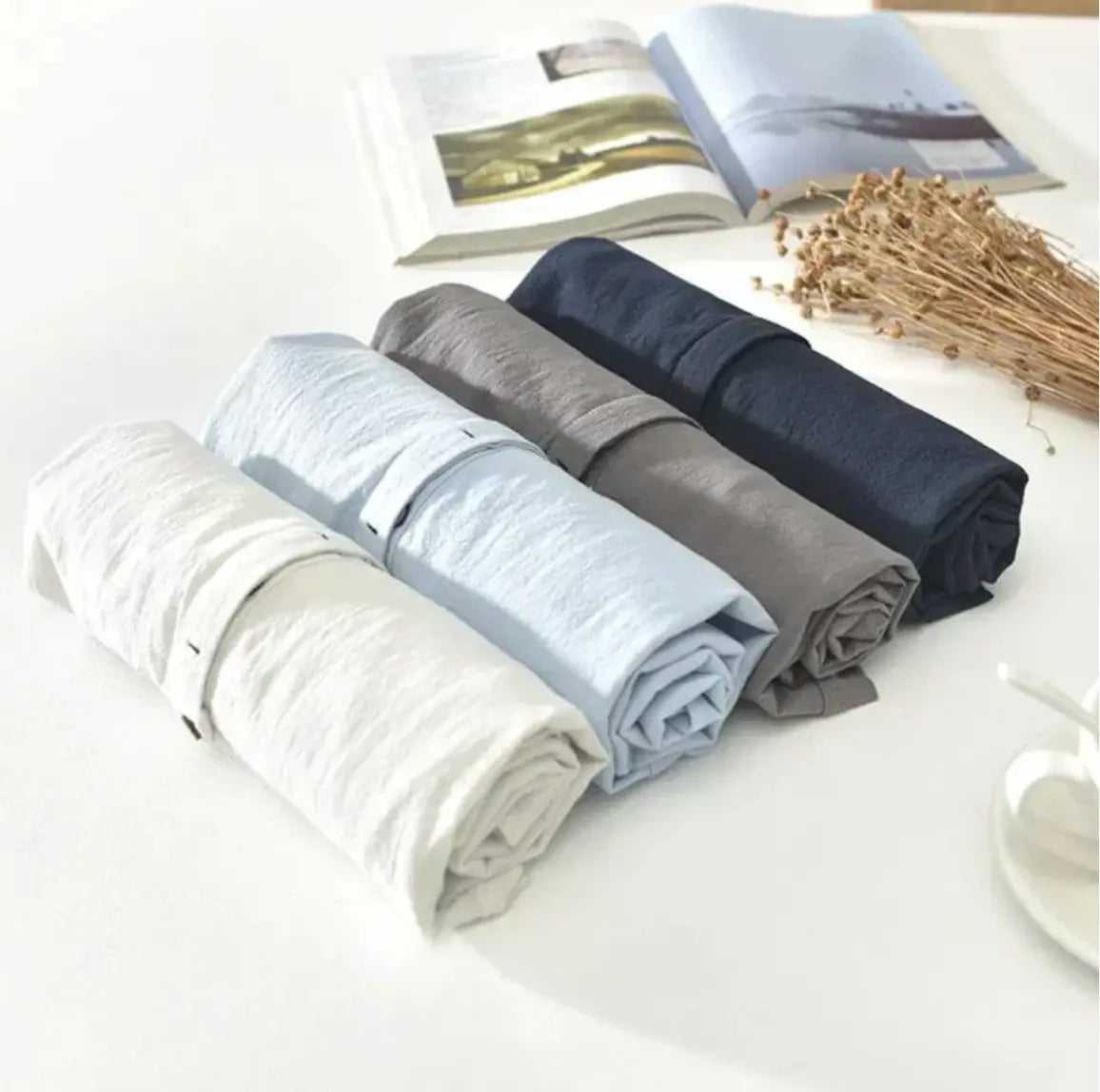 Men’s Mandarin Collar Shirt – Light, Soft and Breathable