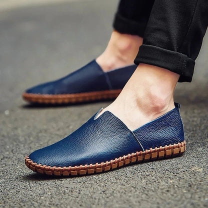 Atmungsaktive Loafer aus Leder