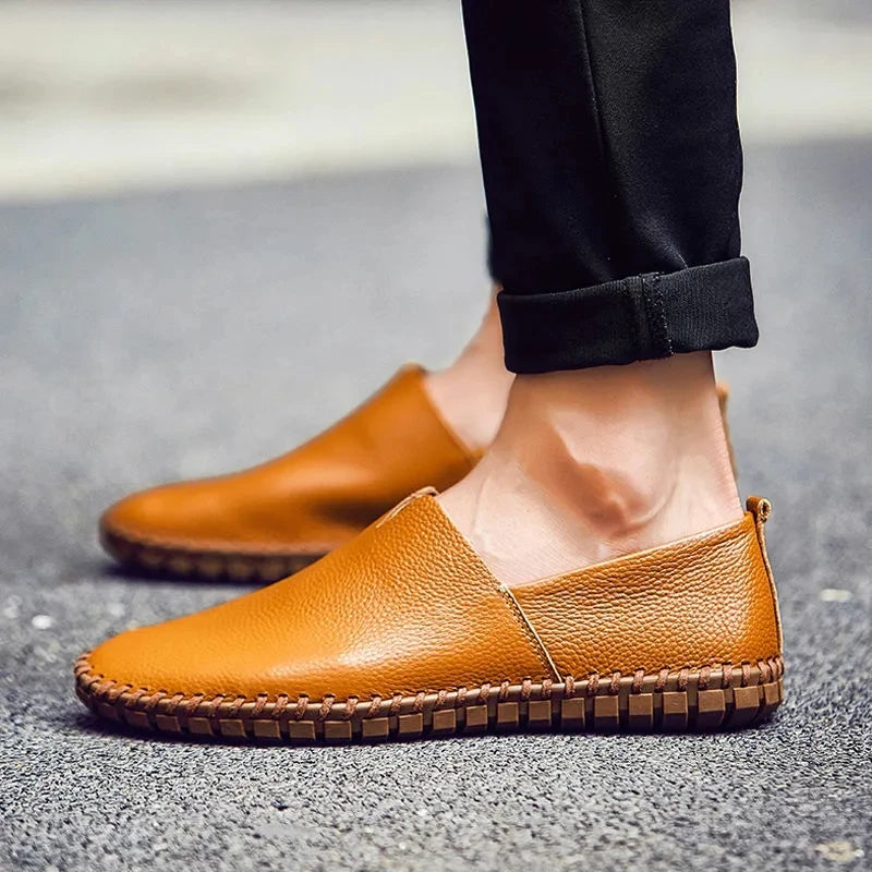 Atmungsaktive Loafer aus Leder