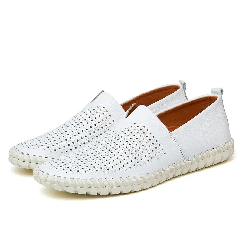 Atmungsaktive Loafer aus Leder