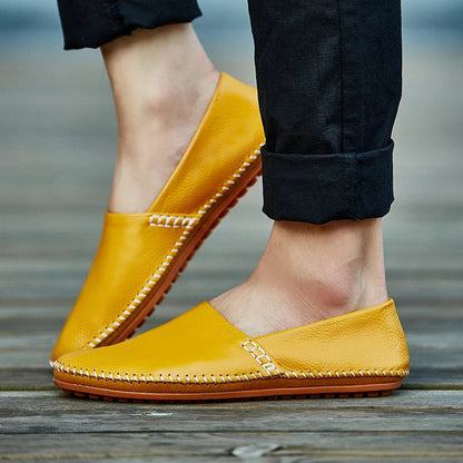 Leichte Leder-Slipper