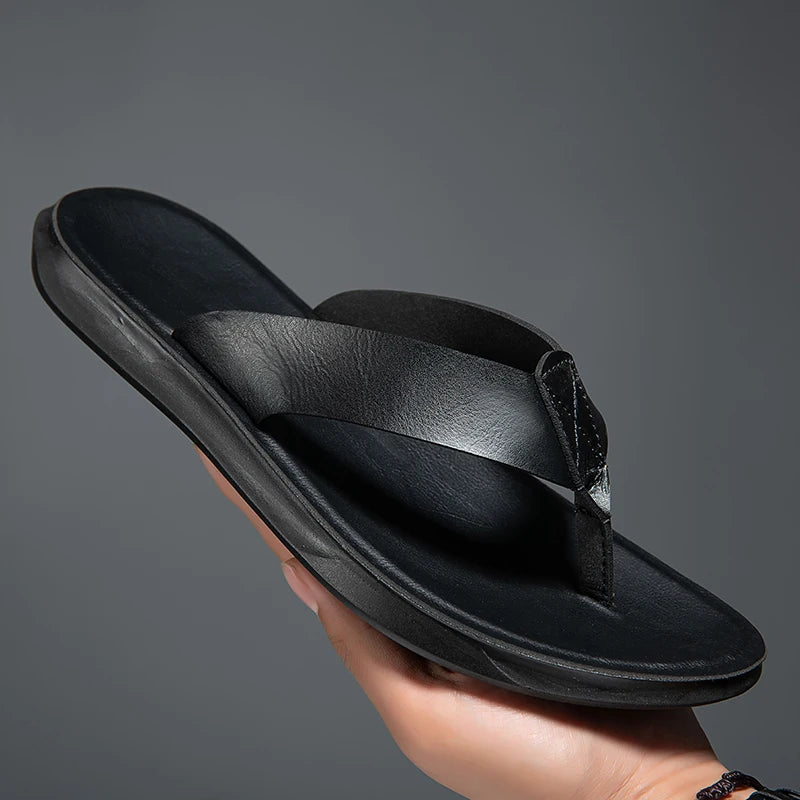 Freizeit-Sandalen aus Leder