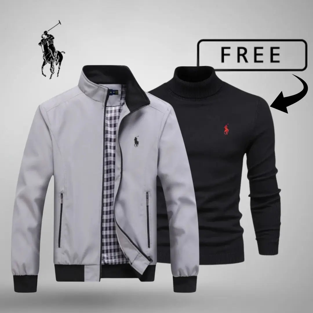 Casual Zip-Up Bomber™ Premium + FREE Jumper or Shirt (Your Choice)