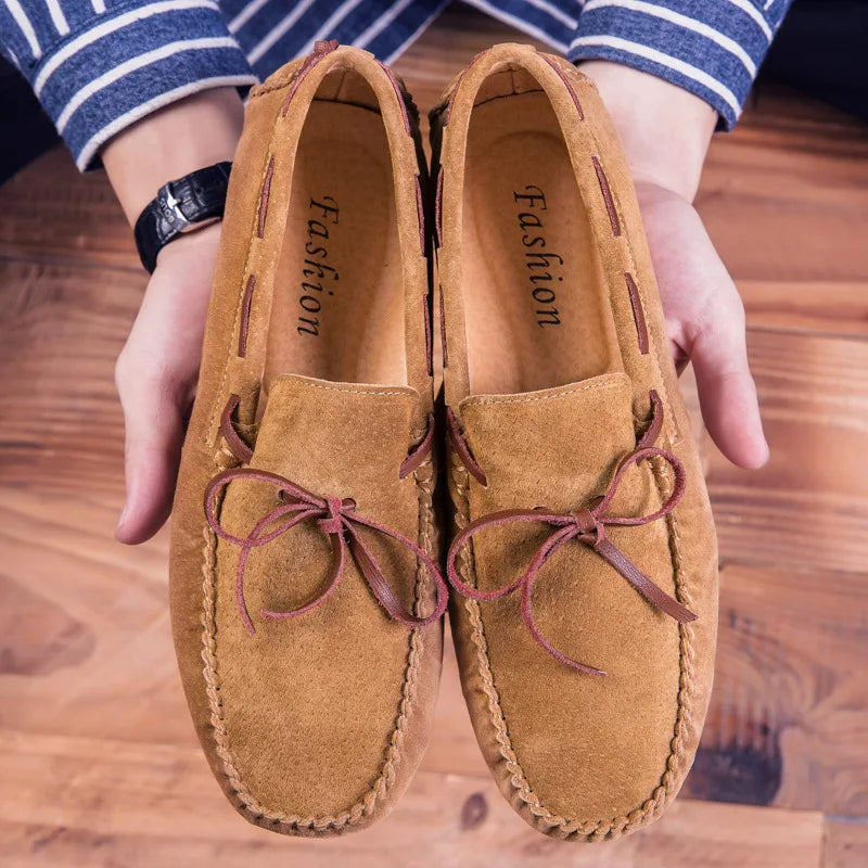 Loafers aus weichem Wildleder