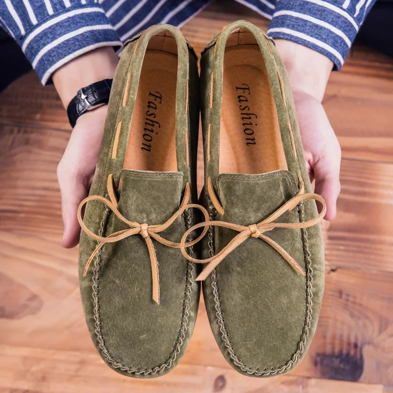 Loafers aus weichem Wildleder