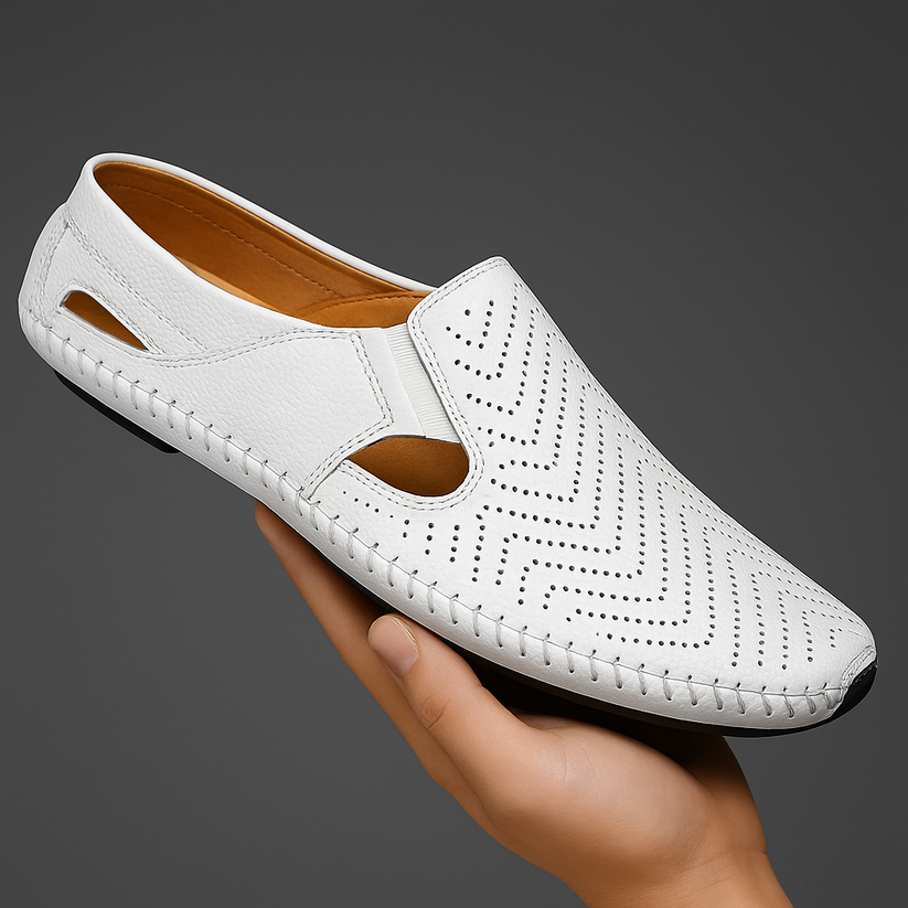 Leder Riemchensandalen