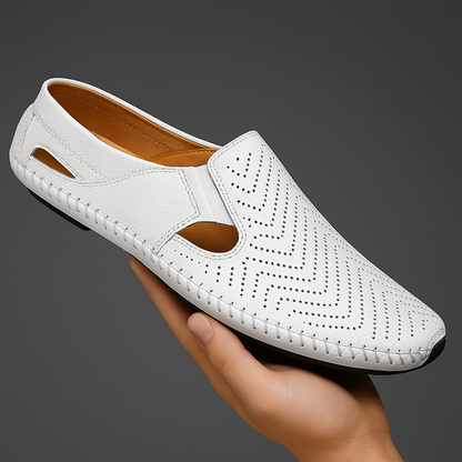 Leder Riemchensandalen