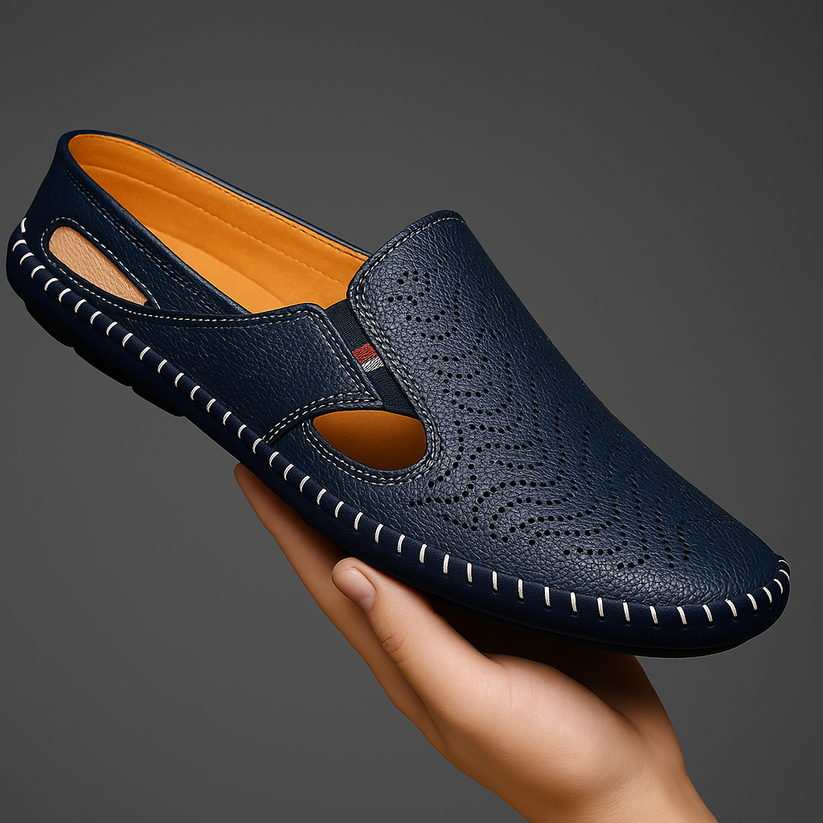 Leder Riemchensandalen