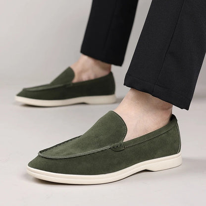 Klassische Wildleder-Loafer